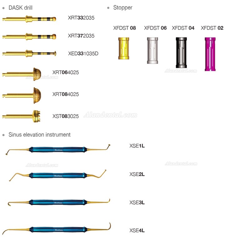 DASK Dentium Advanced Sinus Kit Dental Implant Drill Stoppers Sinus Surgical Instrument